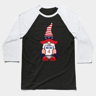 4th Of July Gnome Baseball T-Shirt